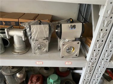 DN50 / DN65 / DN80 口徑管道氣動閥門-用于主管道自動切斷或開啟使用，駕駛室控制